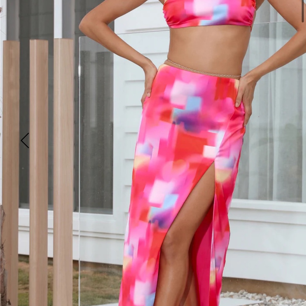 Colorful Abstract Two-Piece Set